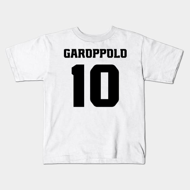 Jimmy Garoppolo San Francisco 49ers Kids T-Shirt by Cabello's